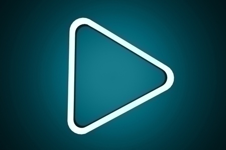 Simple elegant play button