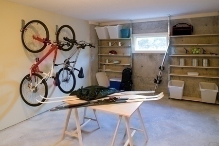 basement house clutter