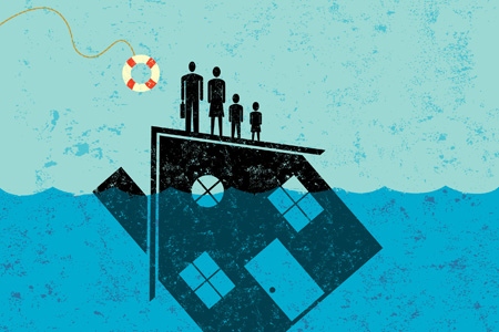 Underwater Homeowners Sink Deeper, Even as Home Values Rise