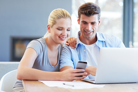 The transaction just went through