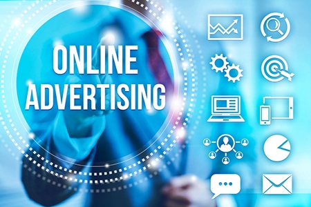 Online advertising concept