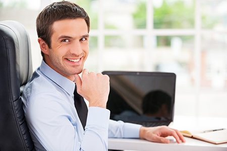 Confident and successful. Handsome young man in formalwear looki