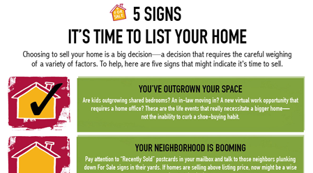 5 Signs It’s Time to List Your Home