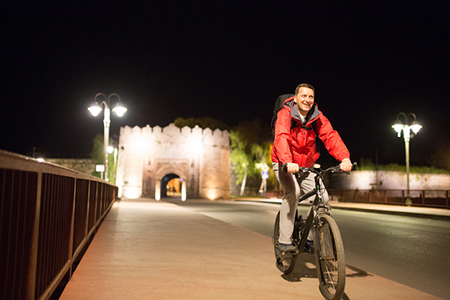 bike riding in night