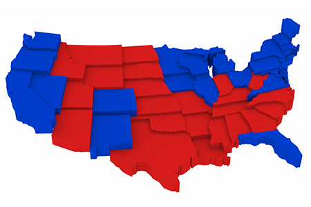 Property Values: Blue and Red States Divided on More than Just Politics