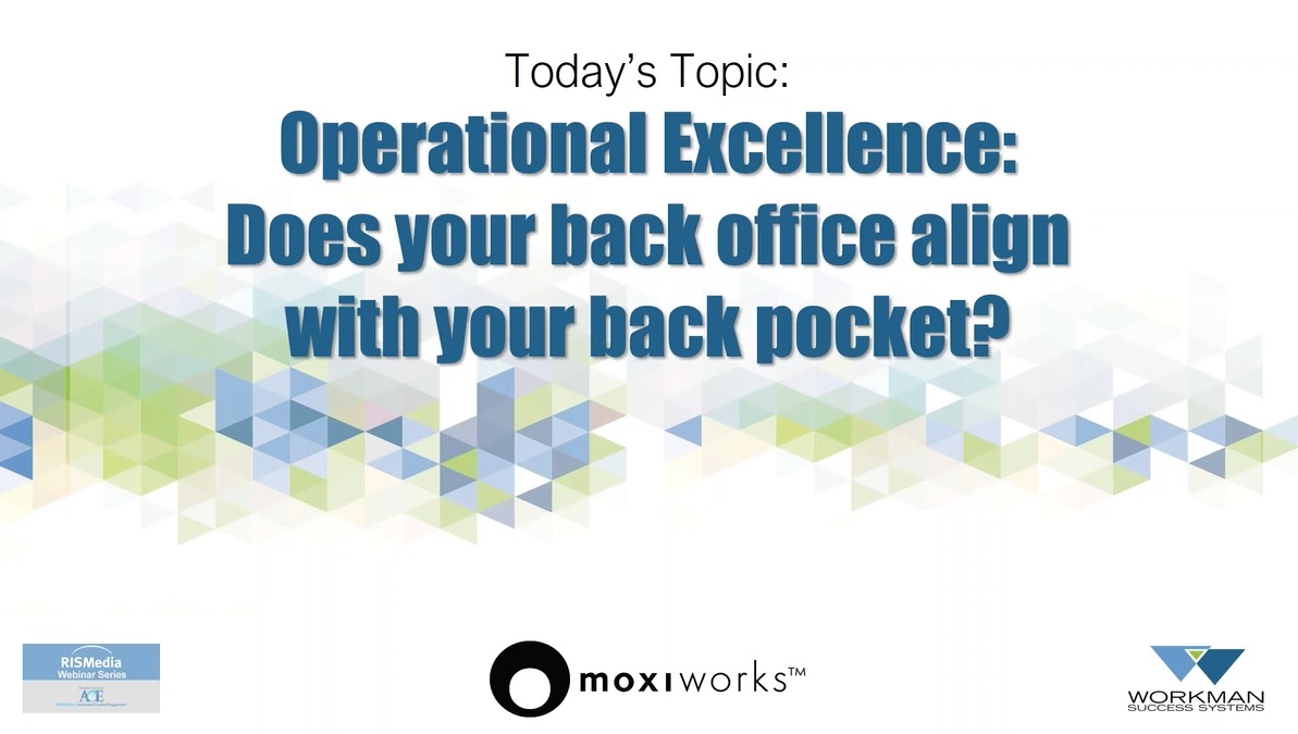 Operational Excellence Does Your Back Office Align With Your Back Pocket