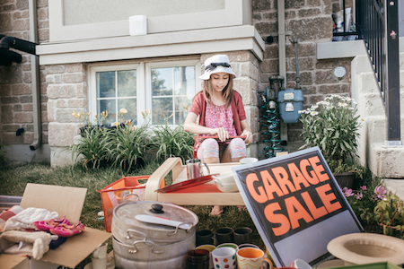 Hosting a Garage Sale Before Listing Your Home