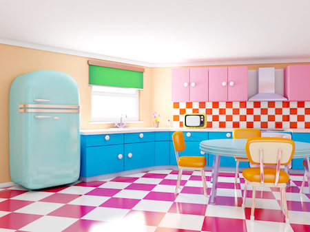 Trend Alert: Retro Kitchens Are Today’s Big Thing