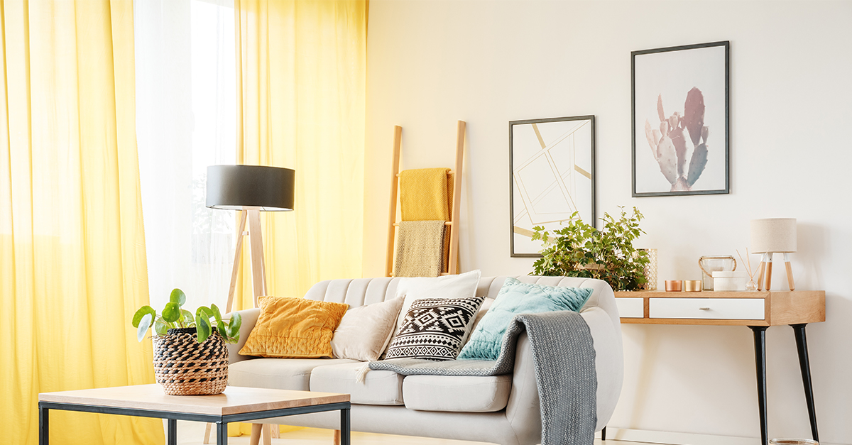 How to Add Temporary Color to Your Home