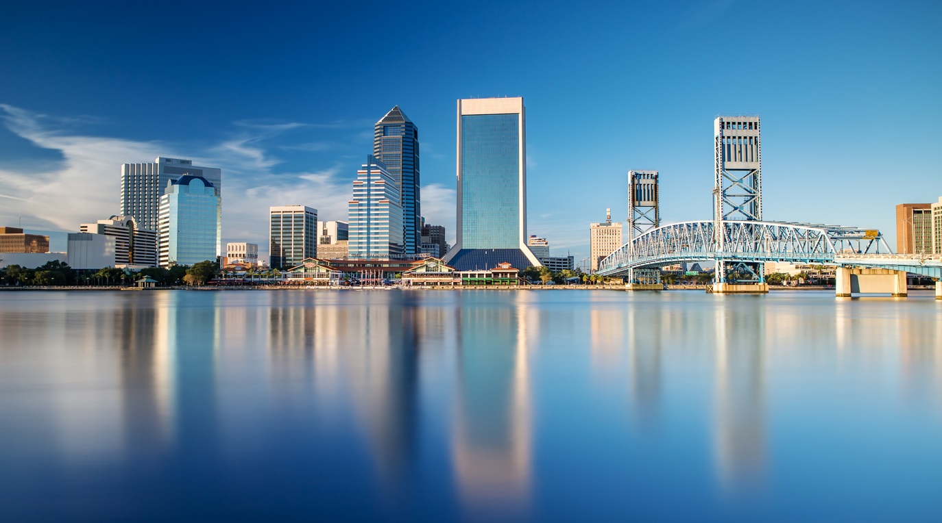 Skyline of Jacksonville, FL and Main Street Bridge — RISMedia