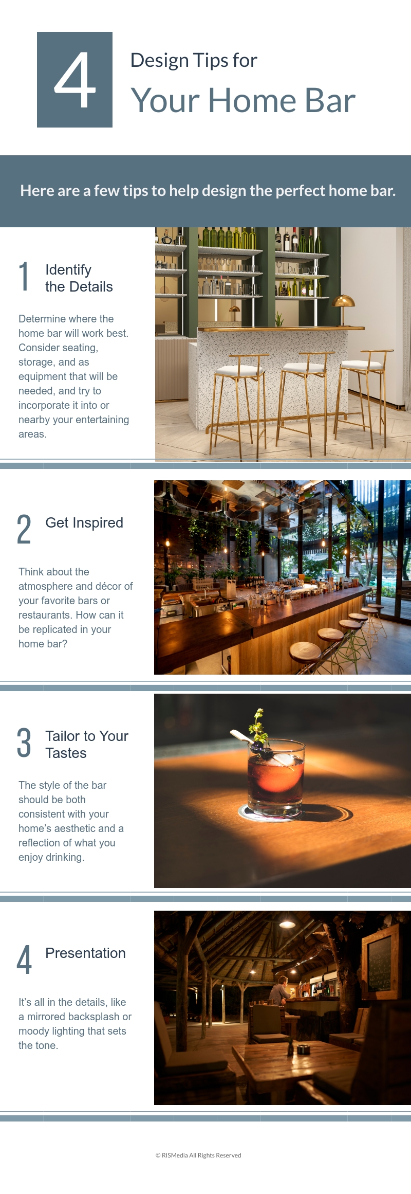 4 Design Tips for Your Home Bar — RISMedia