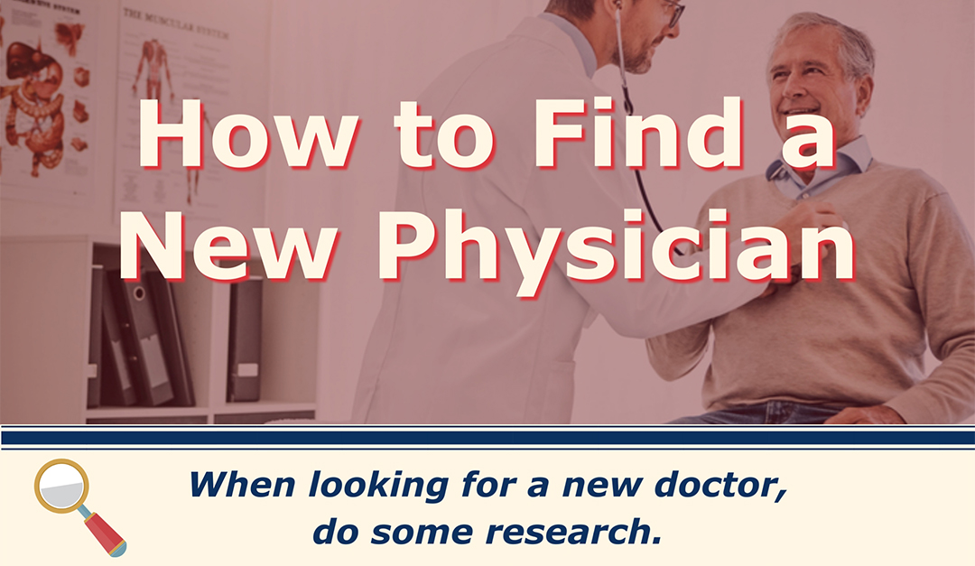 How to Find a New Physician