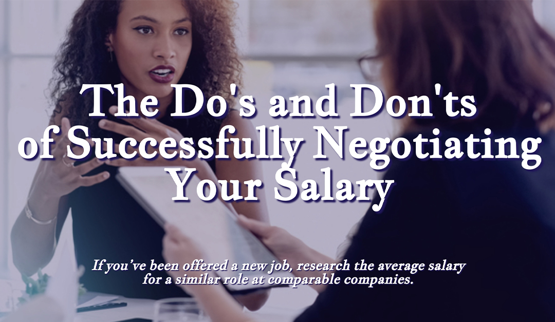 The Do's and Don'ts of Successfully Negotiating Your Salary — RISMedia