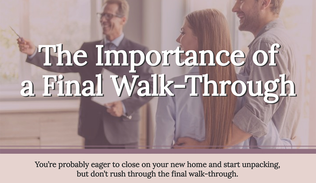 The Importance of a Final Walk-Through