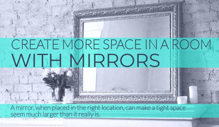 Create More Space in a Room With Mirrors