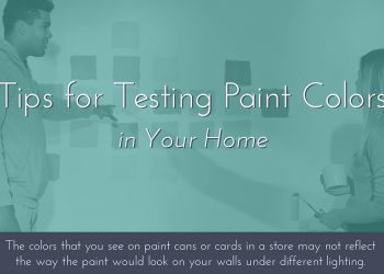 Tips for Testing Paint Colors in Your Home