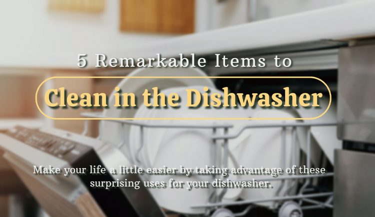 5 Remarkable Items to Clean in the Dishwasher