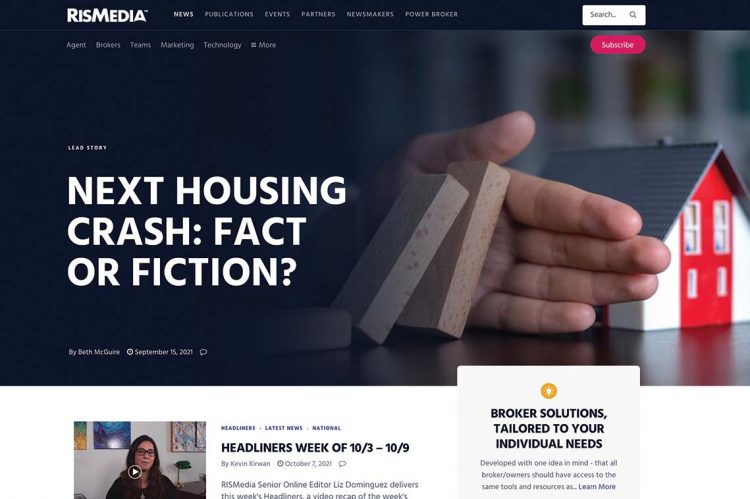 Real Estate Webmasters Helps Usher RISMedia Into Next Era of Information With New Website