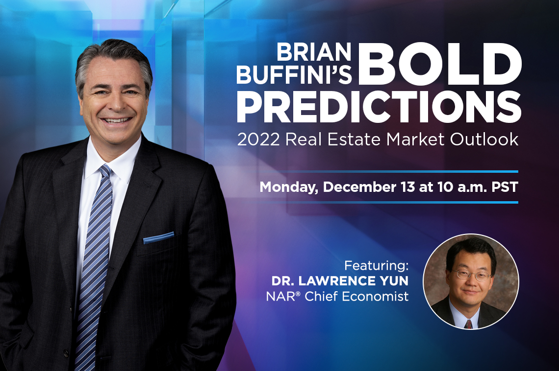 Registration Open for Brian Buffini's Annual 'Bold Predictions 2022 Real Estate Market Outlook' — RISMedia - Vimarsana News