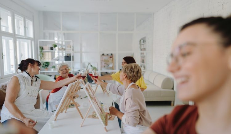 Throw Your Own Paint and Sip at Home