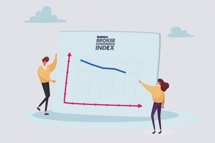 Broker Confidence Continues to Decline Month-Over-Month
