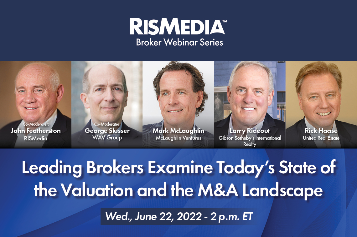 Leading Brokers Examine Today's State of Brokerage Valuation and the M&A Landscape — RISMedia - Vimarsana News