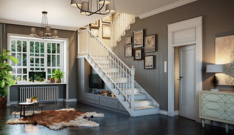 Staircase Wall Decorating Ideas