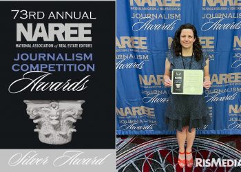 RISMedia Wins Silver Award for Best Residential Real Estate Trade Magazine