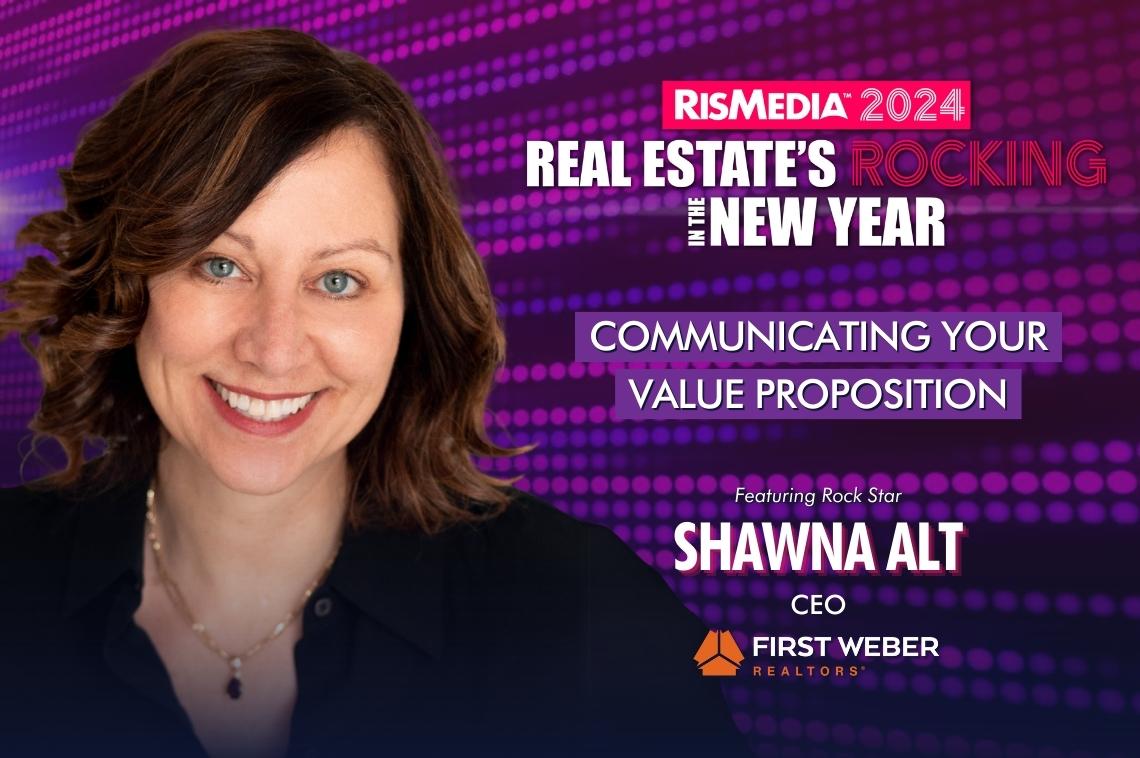 Shawna Alt to Lead Panel on Communicating Your Value Proposition at RISMedia's Real Estate's Rocking in the New Year — RISMedia - Vimarsana News