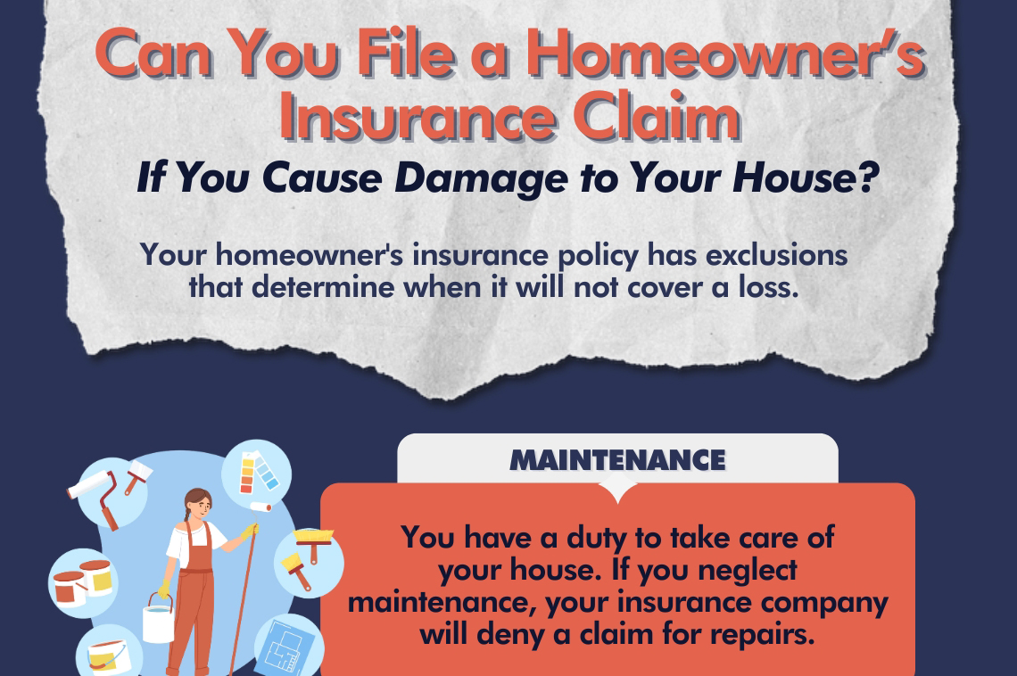 Can You File a Homeowners Insurance Claim If You Cause Damage to Your ...