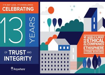 Anywhere Real Estate Named One of the World’s Most Ethical Companies