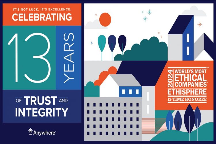 Anywhere Real Estate Named One of the World’s Most Ethical Companies
