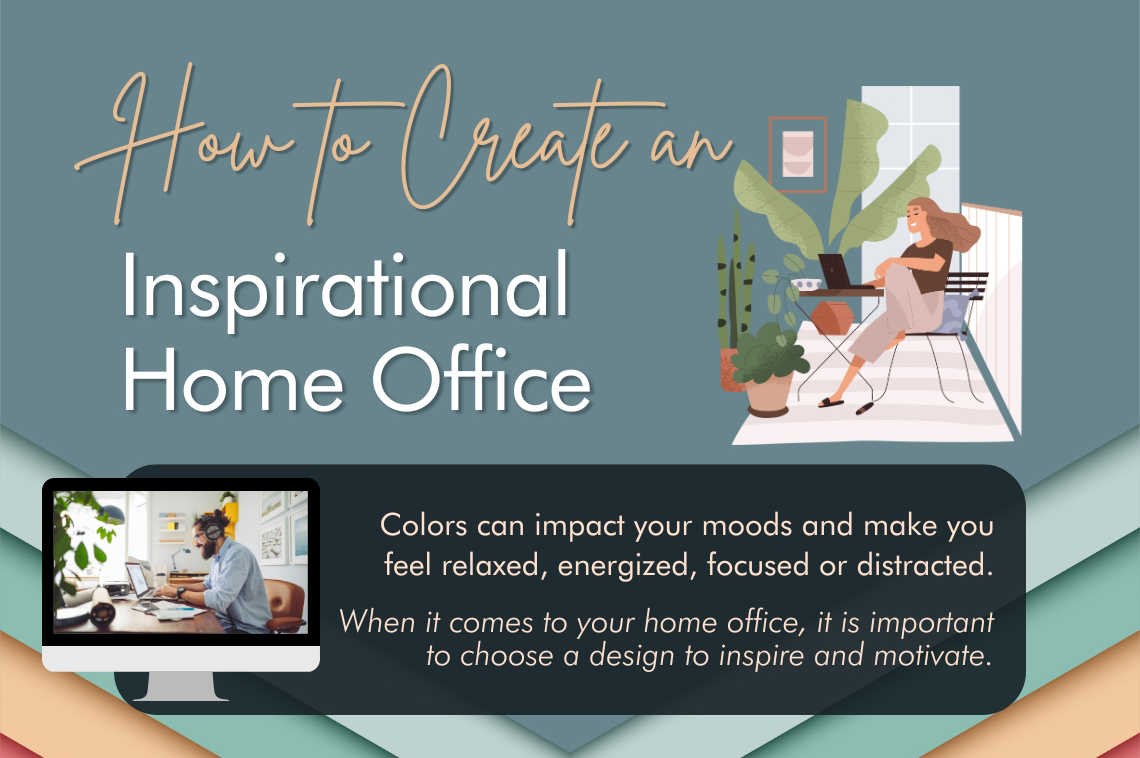 How to Create an Inspirational Home Office — RISMedia - Mood-Boosting Home Office