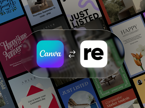 Rechat and Canva Launch Integration to Instantly Turn Listing Data Into On-Brand Marketing