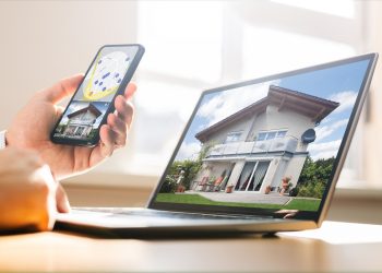 Real Estate Apartment Search. Selling And Computer House