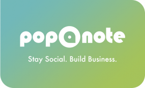 Pop a Note. Stay Social. Build Business.